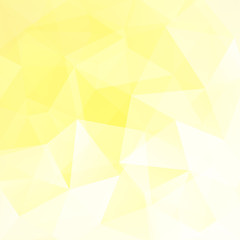 Fototapeta na wymiar Geometric pattern, polygon triangles vector background in yellow, white tones. Illustration pattern. Yellow, white colors.