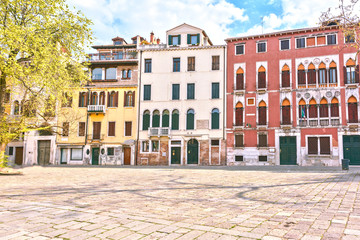 Venice scenic old streets. Italian Lagoon