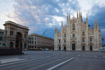Fototapeta premium Katedra w Mediolanie