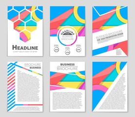 Abstract vector layout background set. For art template design, list, front page, mockup brochure theme style, banner, idea, cover, booklet, print, flyer, book, blank, card, ad, sign, sheet,, a4