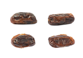 Dried date fruit isolated