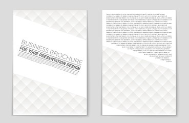 Fototapeta premium Abstract vector layout background set. For art template design, list, front page, mockup brochure theme style, banner, idea, cover, booklet, print, flyer, book, blank, card, ad, sign, sheet,, a4