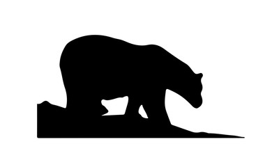 Polar Bear Silhouette