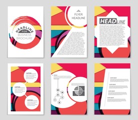 Abstract vector layout background set. For art template design, list, front page, mockup brochure theme style, banner, idea, cover, booklet, print, flyer, book, blank, card, ad, sign, sheet,, a4