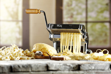 pasta in kitchen 