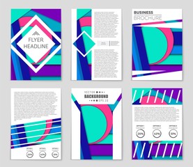 Abstract vector layout background set. For art template design, list, front page, mockup brochure theme style, banner, idea, cover, booklet, print, flyer, book, blank, card, ad, sign, sheet,, a4