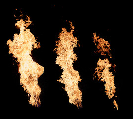 Fire flames