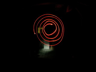 Spirale (Lightpainting)