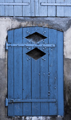 typical windows photographed for the city of Marseille, south of France