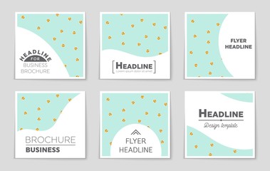 Abstract vector layout background set. For art template design, list, front page, mockup brochure theme style, banner, idea, cover, booklet, print, flyer, book, blank, card, ad, sign, sheet,, a4