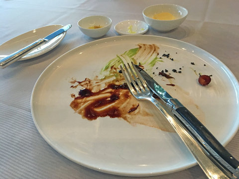 Fertig gegessen