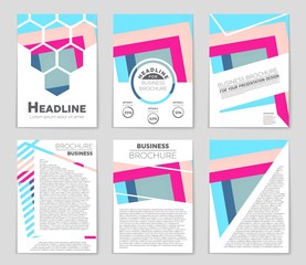 Abstract vector layout background set. For art template design, list, front page, mockup brochure theme style, banner, idea, cover, booklet, print, flyer, book, blank, card, ad, sign, sheet,, a4