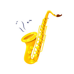 Fototapeta na wymiar Saxophone vector illustration