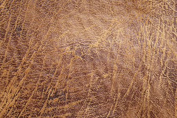 Brown old leather textured background, fashion design, wallpaper