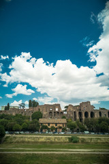 Fototapeta na wymiar View of Palatino, Rome, Lazio, Italy, Europe