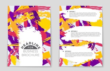 Abstract vector layout background set. For art template design, list, front page, mockup brochure theme style, banner, idea, cover, booklet, print, flyer, book, blank, card, ad, sign, sheet,, a4.