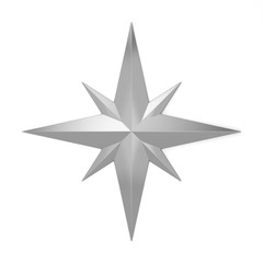 Compass rose symbol