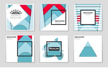 Abstract vector layout background set. For art template design, list, front page, mockup brochure theme style, banner, idea, cover, booklet, print, flyer, book, blank, card, ad, sign, sheet,, a4