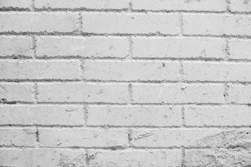 White brick wall texture