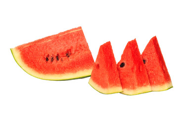 closeup of watermelon slice