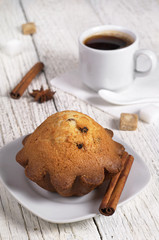 Coffee and cupcake
