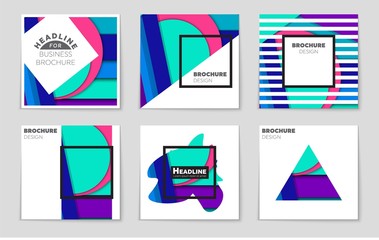 Abstract vector layout background set. For art template design, list, front page, mockup brochure theme style, banner, idea, cover, booklet, print, flyer, book, blank, card, ad, sign, sheet,, a4