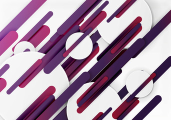 Cut 3d paper color straight lines abstract background