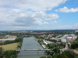 Blick vom Blauen Turm in Bad Wimpfen