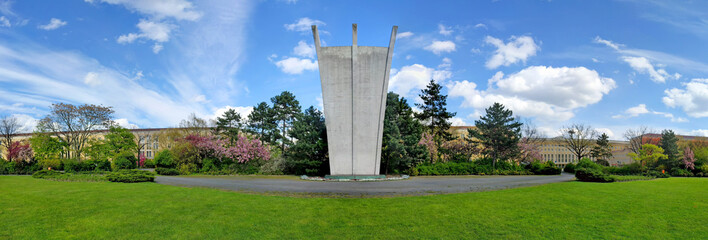 Obraz premium Panorama Platz der Luftbrücke