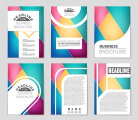 Abstract vector layout background set. For art template design, list, front page, mockup brochure theme style, banner, idea, cover, booklet, print, flyer, book, blank, card, ad, sign, sheet,, a4