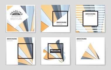 Abstract vector layout background set. For art template design, list, front page, mockup brochure theme style, banner, idea, cover, booklet, print, flyer, book, blank, card, ad, sign, sheet,, a4