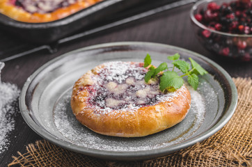 Berries rustic tart