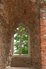 Fenster in einer Burg