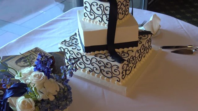 Generic layered wedding cake