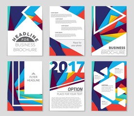 Abstract vector layout background set. For art template design, list, front page, mockup brochure theme style, banner, idea, cover, booklet, print, flyer, book, blank, card, ad, sign, sheet,, a4