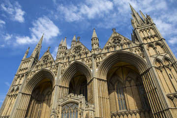 Fototapeta na wymiar Peterborough Cathedral in the UK