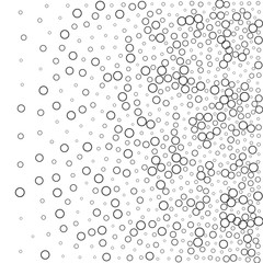 Fototapeta na wymiar Vector Bubbles Pattern like a Foam Texture