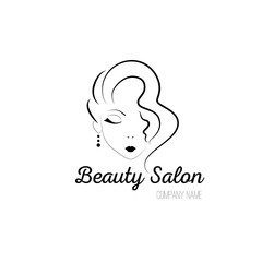 beauty hair face woman silhouette