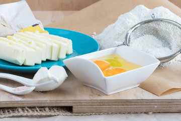 Składniki potrzebne do przygotowania ciasta © Anna