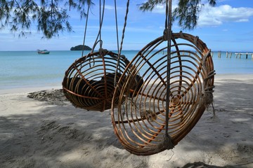 Am Strand in Sihanoukville