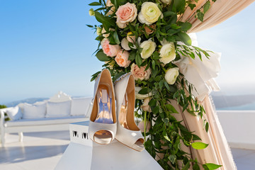 Wedding decorations, Greece, Santorini