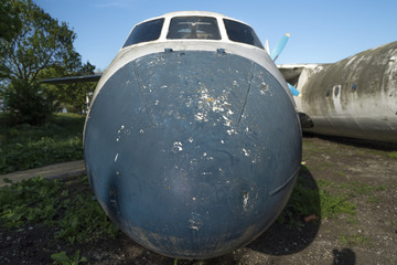 old rusty abandoned airplanes