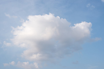 Naklejka na ściany i meble A beautiful sky with white cloud in a bright day
