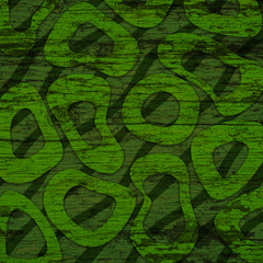 background in a green jungle style