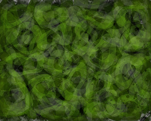 background in a green jungle style