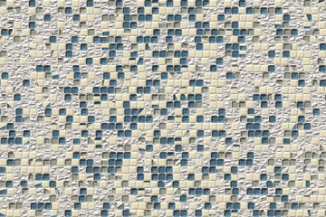 Decaying mosaic pattern