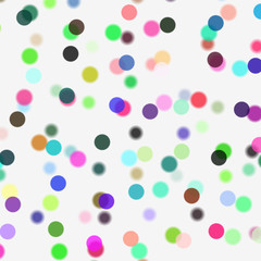 Colored dots pattern
