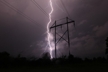 electric lightning dual post