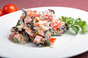 Asian eggplant salad