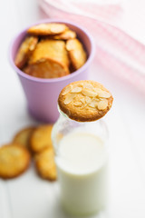 Sweet almond cookies.